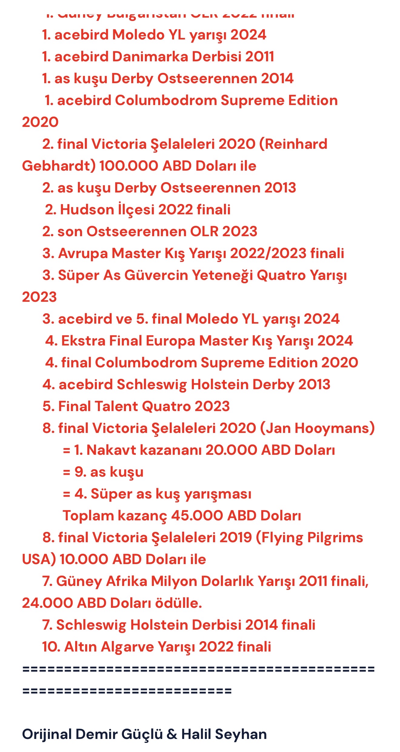 final 96 Süper Ace 45